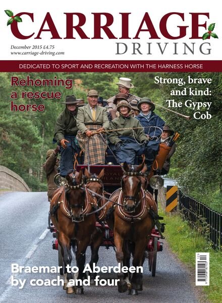 Carriage Driving – December 2015 Cover