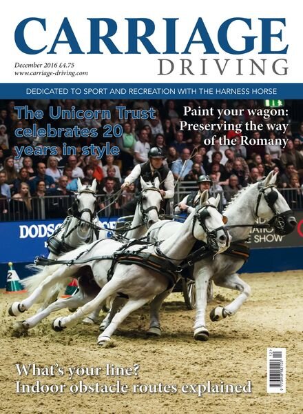 Carriage Driving – December 2016 Cover