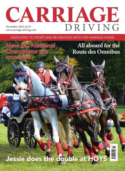Carriage Driving – November 2015 Cover