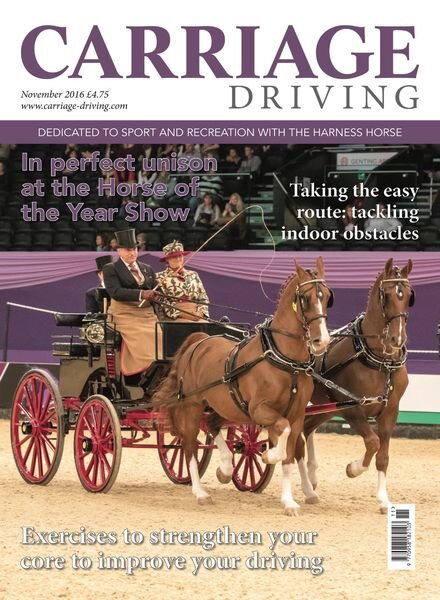 Carriage Driving – November 2016 Cover