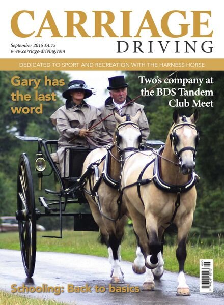 Carriage Driving – September 2015 Cover