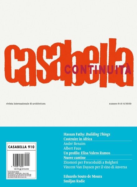 Casabella – Giugno 2020 Cover