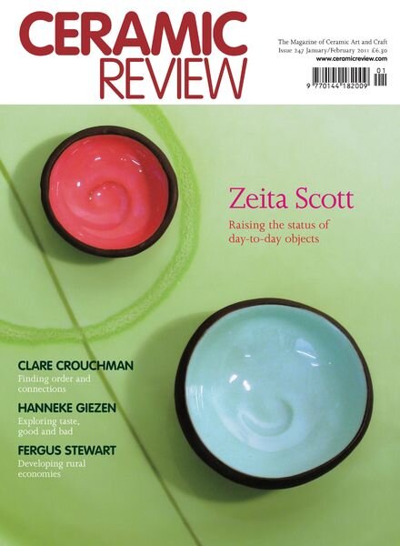 Ceramic Review – January- February 2011 Cover