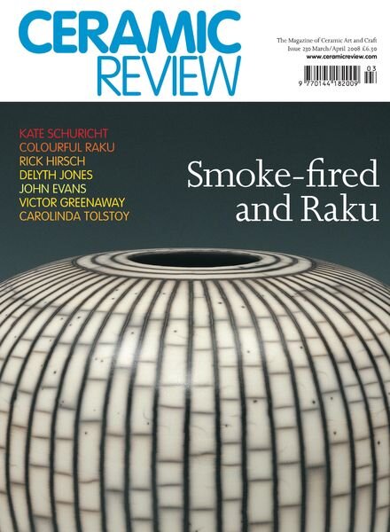 Ceramic Review – March- April 2008 Cover