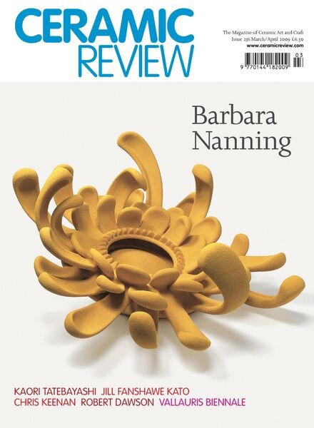 Ceramic Review – March- April 2009 Cover