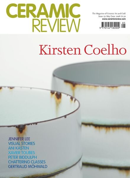 Ceramic Review – May- June 2008 Cover