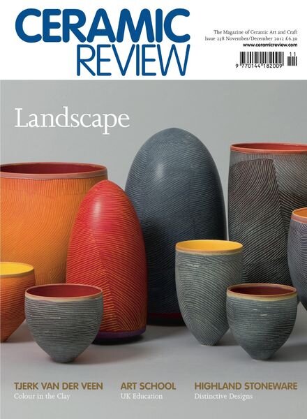 Ceramic Review – November- December 2012 Cover