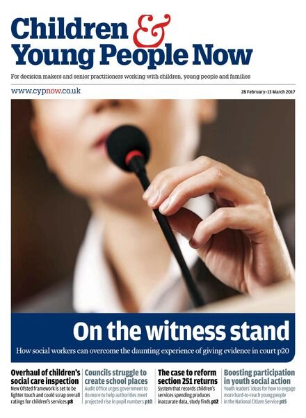 Children & Young People Now – 28 February 2017 Cover