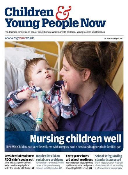 Children & Young People Now – 28 March 2017 Cover