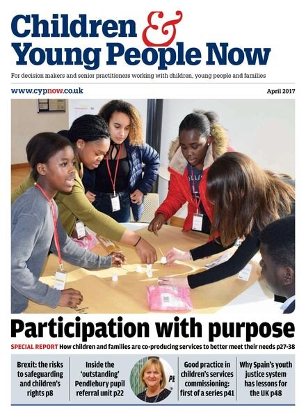 Children & Young People Now – April 2017 Cover