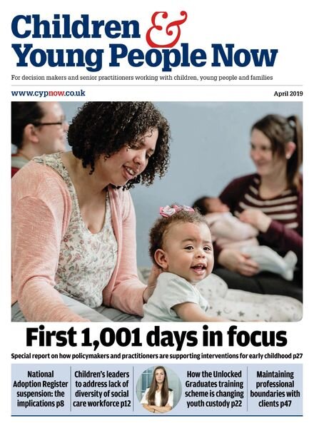 Children & Young People Now – April 2019 Cover