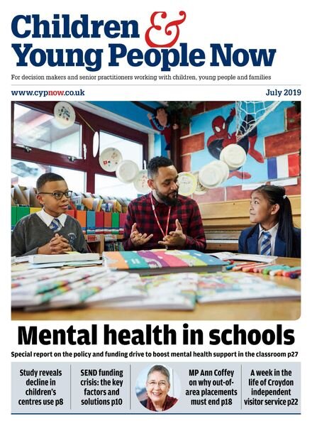Children & Young People Now – July 2019 Cover