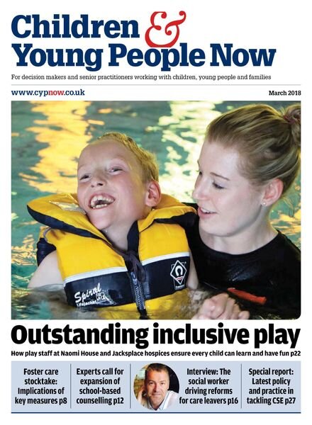 Children & Young People Now – March 2018 Cover