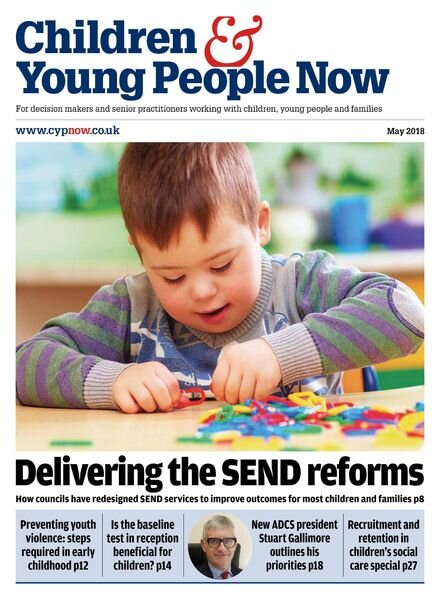 Children & Young People Now – May 2018 Cover