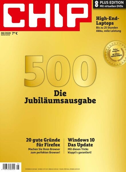 Chip Germany – August 2020 Cover