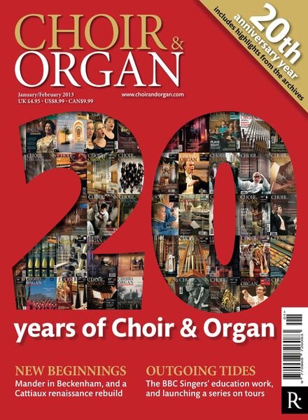 Choir & Organ – January-February 2013 Cover