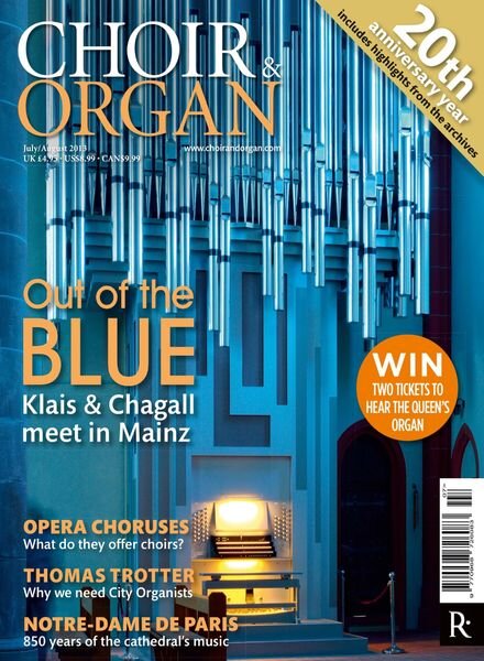 Choir & Organ – July-August 2013 Cover