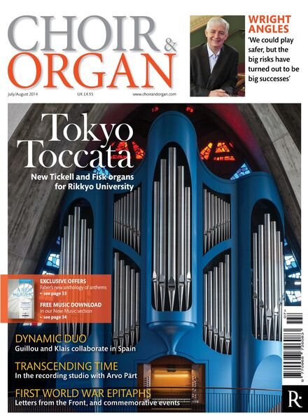 Choir & Organ – July-August 2014 Cover