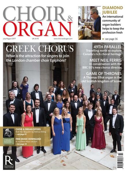 Choir & Organ – July-August 2017 Cover