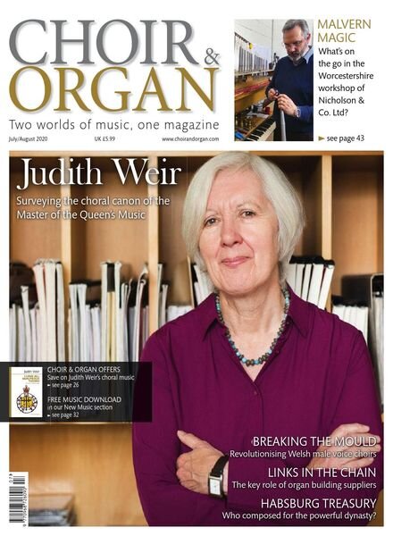 Choir & Organ – July-August 2020 Cover
