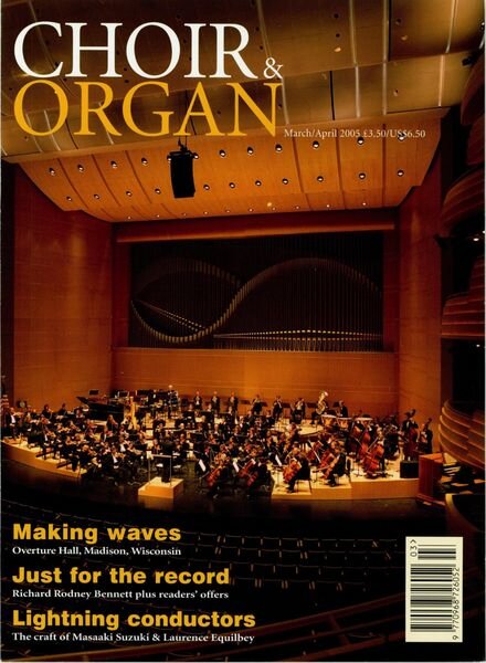 Choir & Organ – March-April 2005 Cover