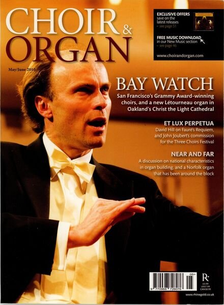 Choir & Organ – May-June 2010 Cover