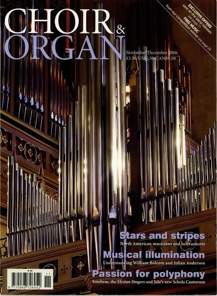 Choir & Organ – November-December 2006 Cover