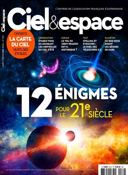 Ciel & Espace – Aout-Septembre 2020 Cover