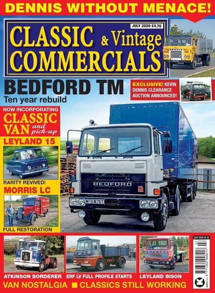 Classic & Vintage Commercials – July 2020 Cover