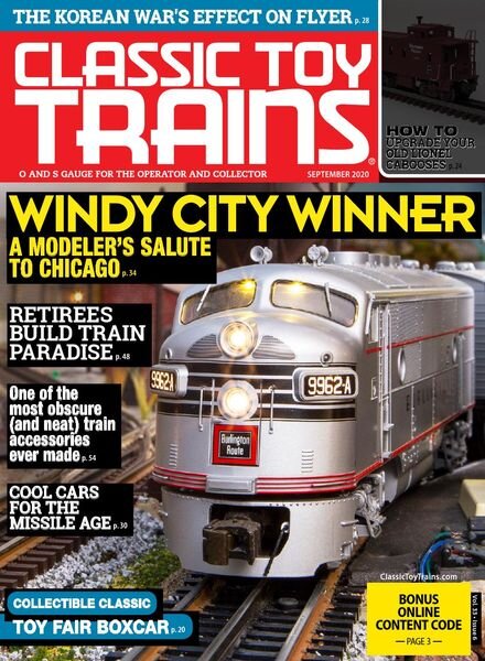 Classic Toy Trains – September 2020 Cover
