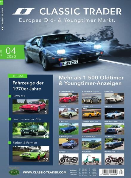 Classic Trader – Juli 2020 Cover