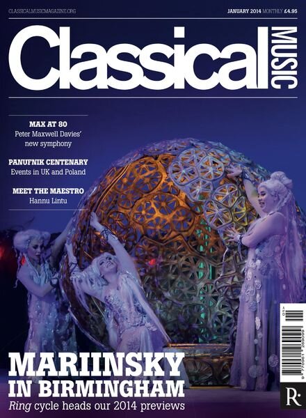 Classical Music – January 2014 Cover