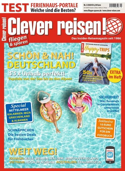Clever Reisen – August 2020 Cover