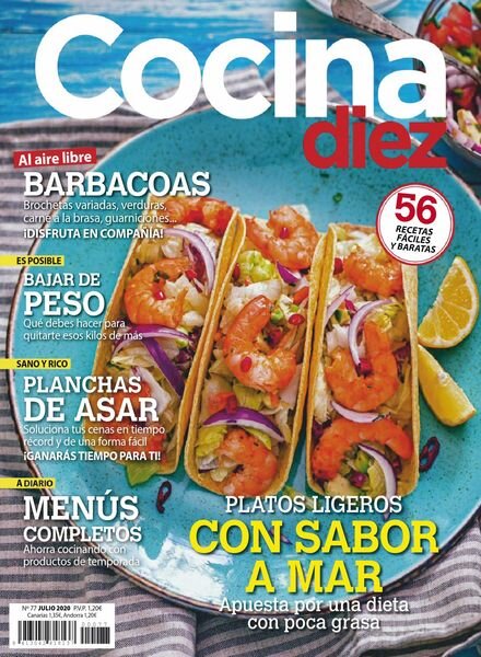 Cocina Diez – julio 2020 Cover