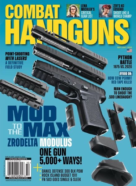 Combat Handguns – September 2020 Cover