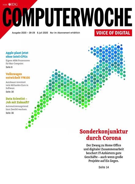 Computerwoche – 6 Juli 2020 Cover