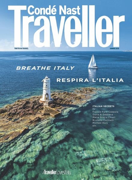 Conde Nast Traveller Italia – luglio 2020 Cover