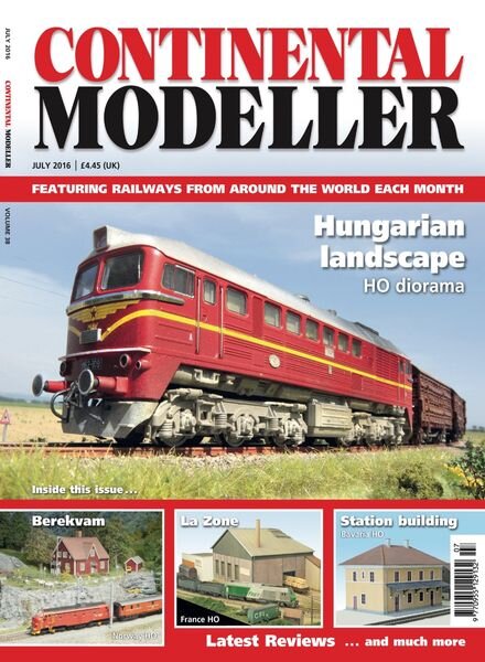 Continental Modeller – July 2016 Cover