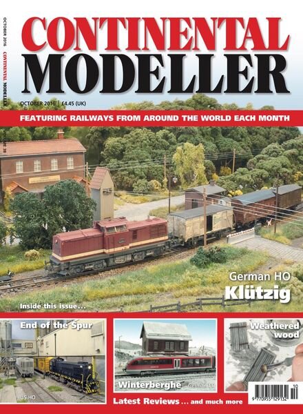 Continental Modeller – October 2016 Cover