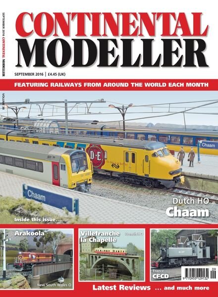 Continental Modeller – September 2016 Cover
