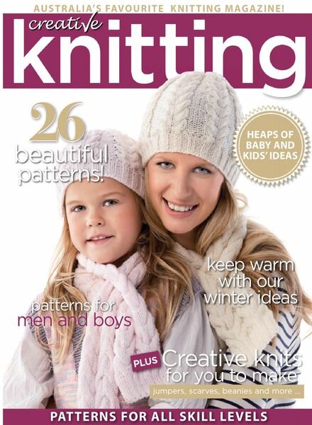 Creative Knitting – June 2020 Cover
