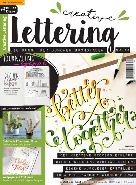 Creative Lettering – Juli 2020 Cover