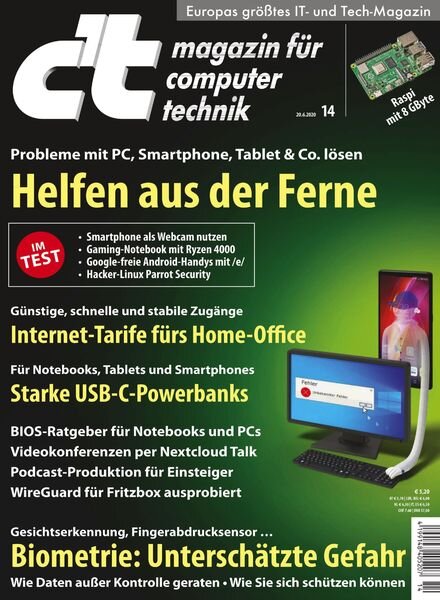c’t Magazin – 20 Juni 2020 Cover