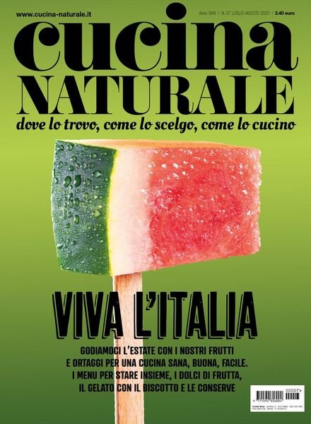 Cucina Naturale – Luglio-Agosto 2020 Cover
