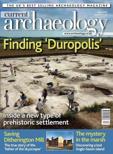 Current Archaeology – Issue 313 Cover