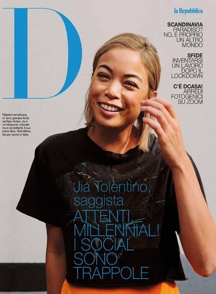 D la Repubblica – 13 Giugno 2020 Cover