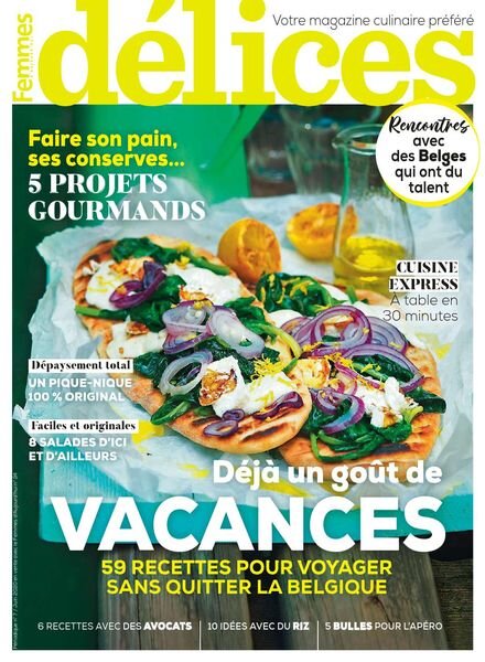 Delices de Femmes d’Aujourd’hui – Juin 2020 Cover