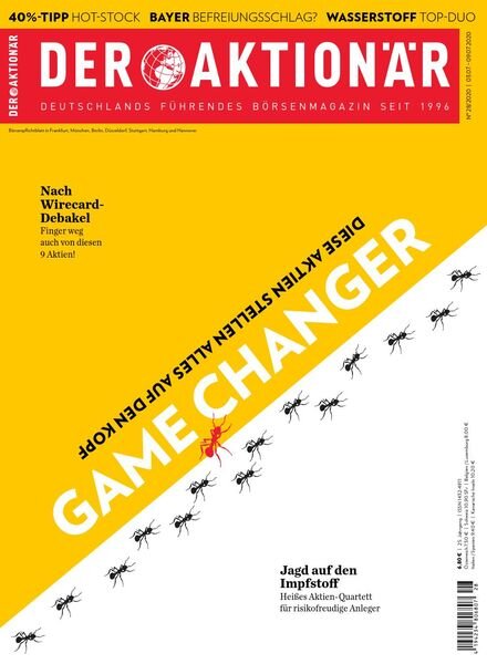 Der Aktionar – 02 Juli 2020 Cover