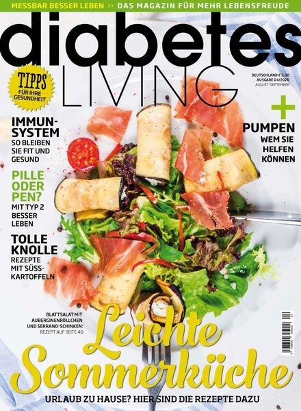 Diabetes Living Germany – August 2020 Cover