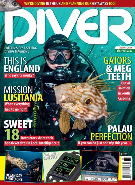 Diver UK – August 2020 Cover